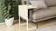Стол журнальный приставной Терри Комбо Ferrum-decor 345x662x440 Белый металл ДСП Дуб Сонома 16 мм (FRD-105146) - миниатюра 7
