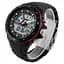 Чоловічий годинник Skmei 1016 Shark Black З червоною облямівкою - мініатюра 2