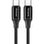 Кабель Mcdodo Type-C to Type-C 60W Data Cable 1 м Чорний - мініатюра 1