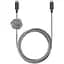 Кабель USB-C to USB-C Native Union Anchor Cable Pro 240W Zebra 3 м (ACABLE-C-ZEB-NP) - мініатюра 1