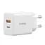Сетевое зарядное устройство для Baseus Cube Fast Charger C+U 30W EU Cluster белый P10111404213-00 - миниатюра 6