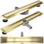 Трап для душу Rea Neox 100 Pro brushed gold 2в1 REA-G2850 - мініатюра 1