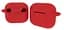 Чохол-накладка DK Silicone Candy Friendly з карабіном для Apple AirPods 3 (red) - мініатюра 2