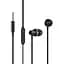 Наушники проводные WK Wired Earphone Wi90 1.2 м черные - миниатюра 1