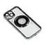 Магнітний чохол XON PhoneCase Magnetic для iPhone 13 (PCMC1113100G 8093) Сірий/Прозорий - мініатюра 1