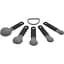 Набор мерных ложек KitchenAid Coreline серый 5 шт. (KQG057OHCGG) - миниатюра 6