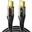 Кабель Essager Interstellar Transparent Design USB Cable Type C to Type C 100W 2 м Black (EXCTT1-XJA01-P) - миниатюра 1