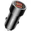 Автомобильное зарядное устройство для Baseus Small Screw 3.4A CAXLD-B01 Black - миниатюра 1