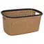 Кошик Violet House Роттанг Caramel, 40 л, коричневий (0774 №4 Роттанг CAR б/кр. 40 л) - мініатюра 1
