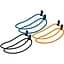 Стяжки гумові Tatonka Silicone Band M набір 6 шт Multi Color (TAT-3222,001) - мініатюра 1