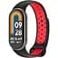 Ремінець DK CDK для Xiaomi Mi Smart Band 9 Silicone Sport Band Nike (015815) (black / red) - мініатюра 2