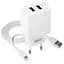 Зарядний пристрій XO L75 2USB/2.4A + Lightning White (XO-L75-L) - мініатюра 1