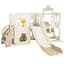 Детский игровой комплекс Mealux Castle White/Brown (KD-B014 White/Brown) - миниатюра 1