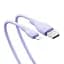 Кабель Baseus Pudding Series Fast Charging Cable USB to Lightning 2.4A 1.2m P10355700511-00 Purple - мініатюра 3