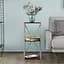 Этажерка 3/34 Ferrum-decor Серии Коннект 73x34x28 серый ДСП Венге 16мм (FRD-105541) - миниатюра 1