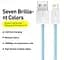 Кабель Baseus Dynamic Series Fast Charging Data Cable USB to iP 2.4 A 1 m Blue (CALD000403) - мініатюра 2