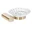 Мыльница Rea 322225B brushed gold REA-77045, Золотой - миниатюра 2