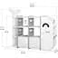Стеллаж Mealux Bubbles White (KD-E057 White) - миниатюра 2