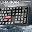 Клавіатура GamePro Asgard Drakkar Keychron Super Red Switch Wireless/Bluetooth/USB UA Black (MK305BK) - мініатюра 6