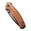 Ніж cкладний Sencut Slashkin S20066-4 Wood коричневий, чорне лезо - мініатюра 5