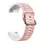 Ремешок для Samsung Galaxy Watch 4 40mm - розово-белый ширина крепления 20мм силикон Watchbands Scales (W18-3WB39441171) - миниатюра 3