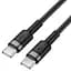 Дата кабель Acefast C22-03 Type-C to Type-C 60W (1.2m) Black - мініатюра 3