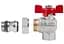 Кран кульовий Icma FAR. ROSSA 1/2" кутовий №362 (87362AD11) - мініатюра 3
