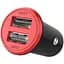 Автомобільний зарядний пристрій ColorWay Auto ID 3.4A 17W Red-black (CW-CHA026-BK) - мініатюра 1