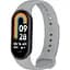 Силіконовий ремінець BeCover для Xiaomi Mi Smart Band 8 Light Gray 709403) - мініатюра 1