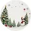 Тарілка десертна Christmas Tree 20 см порцелянова Yiwu SG-32-3 - мініатюра 1