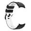 Ремінець для Samsung Galaxy Watch 4 44mm - чорно-білий ширина кріплення 20мм силікон Watchbands Ricco (W19-1WB10289017) - мініатюра 3