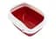 Туалет для кошек с рамкой MPS BETA PLUS MINI RED 43 x 31 x 16 см - миниатюра 1