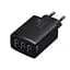 Мережевий зарядний пристрій Baseus Compact Charger 3U 17W 3USB Black (CCXJ020101) [74463] - мініатюра 2