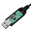 Кабель USB для роутера с преобразователем напряжения 5V-12V USBDC 5.5x2.5 0.5A 1 м черный - миниатюра 3