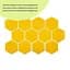 Дзеркальний декор Wall Sticker SW-00002516 акриловий самоклеючий 85х95 мм 12 шт. золото - мініатюра 3
