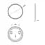 Дзеркало Qtap Robin R600 Black з LED-підсвічуванням QT13786502B - мініатюра 7