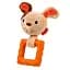 Игрушка для собак Собачка с пищалкой GiGwi Suppa Puppa текстиль/резина 15 см - миниатюра 1