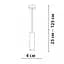 Підвісний світильник Friendlylight DOT P LED 20W 3000K White FL3007 - мініатюра 4