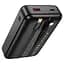 Портативна батарея Powerbank Hoco Q37A Graceful 22.5W+PD20W with two cables 20000mAh Black - мініатюра 3