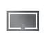 Дзеркало Mixxus Hard MR07-80x50 (LED Touch, антизапотівання, димер, регулювання яскравості) MI6658 - мініатюра 4