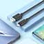 Кабель Hoco X88 Gratified charging data cable for Type-C чорний - мініатюра 3