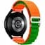 Ремінець для Samsung Galaxy Watch 7 - оранжево-зелений Watchbands NormalCloth ширина кріплення 20мм нейлоновий (W48-0WBWB26643162) - мініатюра 1