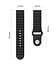 Ремінець BeWatch для Amazfit BIP/Bip Lite/Bip U/Pro/Mini/GTS/GTS 2 (E)/GTR 42мм силіконовий 20 мм Wave Чорний (1010701) - мініатюра 3