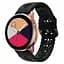 Силиконовый ремешок Flower для Xiaomi Amazfit GTS 2 2e 3 4 mini - черный ширина крепления 20мм Watchbands (W32-4WB23969021) - миниатюра 2