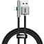 Кабель Baseus Iridescent Lamp Mobile Game Cable USB to Type-C 40W 4A 1m CAT7C-B01 Black - мініатюра 1