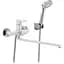 Змішувач для ванни Mixxus  Premium Tiger 006 Euro White (MI0572) - мініатюра 1