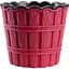 Горшок для цветов Violet House Bamboo Red с внутренней вставкой 1.2 л (0982 BAMBOO SMART RED 1.2 л.) - миниатюра 1