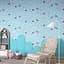 Самоклеюча 3D панель Sticker Wall SW-00001362 Блакитні кульбаби 700х770х4мм - мініатюра 5