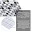 Декоративна панель ПВХ чорно-біла мозаїка Sticker Wall SW-00001432 960х480х4мм - мініатюра 2