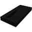Умивальник Miraggio Viola 1000 L mirastone black 0002666, Чорний матовий - мініатюра 1